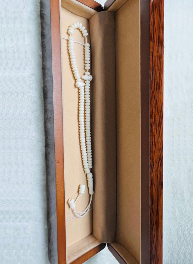 natural camel bone tasbih/rosary – 100 beads, 6mm (small) bead size | islamic prayer beads natural camel bone tasbih/rosary – 100 beads, 6mm (small) bead size | islamic prayer beads