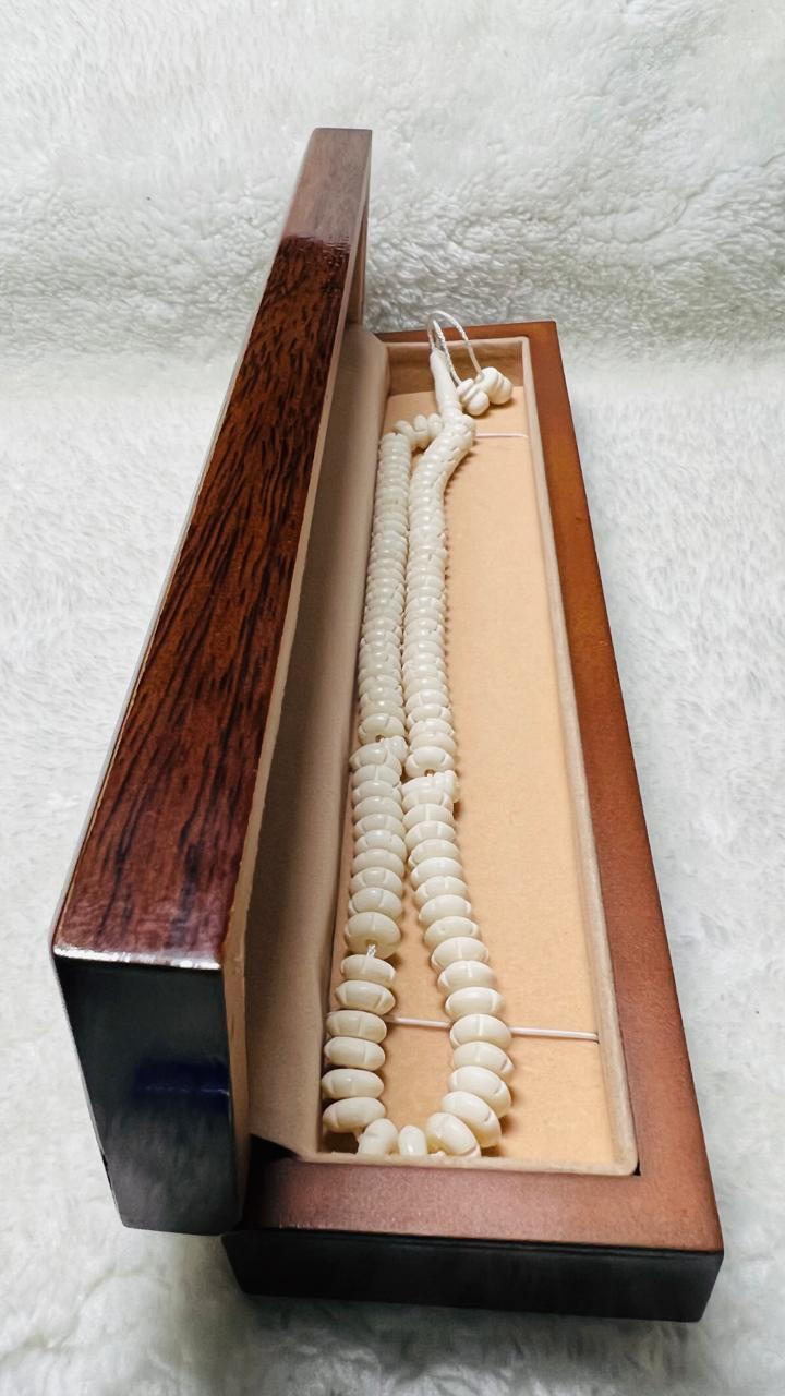 camel bone tasbhi natural/ orginal, 100 beads without wooden box camel bone tasbhi natural/ orginal, 100 beads without wooden box