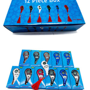 compass led finger counter – multicolor box of 12 digital tasbih counters with qibla compass