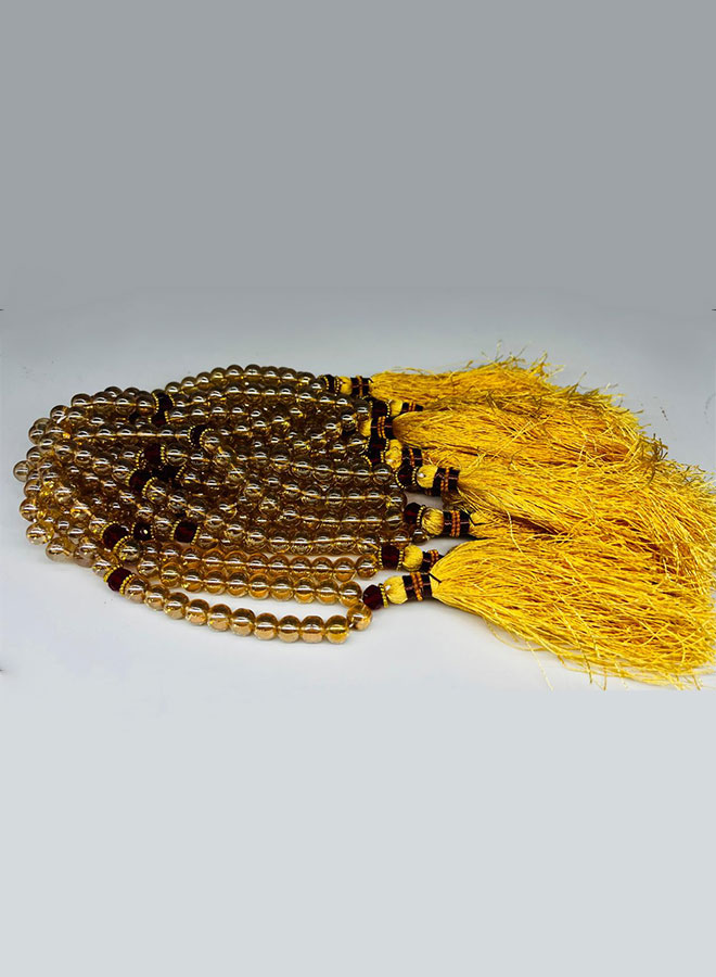 golden onyx/marble tasbih/rosary – set of 12 pieces 33 beads each 10mm bead size golden onyx/marble tasbih/rosary – set of 12 pieces 33 beads each 10mm bead size