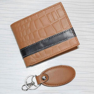 pure leather wallet – premium men’s wallet in 3 colors with free leather keychain offer