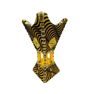 wooden and steel madkhan, black & golden , 8 inch incense burner gold & black decorative bakhoor