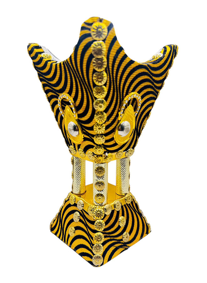 wooden and steel madkhan, , 8 inch incense burner gold & black decorative bakhoor wooden and steel madkhan, , 8 inch incense burner gold & black decorative bakhoor