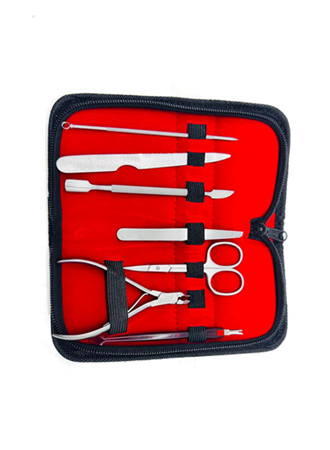 manicure & pedicure tools kit – 7 in 1 stainless steel grooming set for hands, feet, and nails | compact nail care kit for men & women manicure & pedicure tools kit – 7 in 1 stainless steel grooming set for hands, feet, and nails | compact nail care kit for men & women