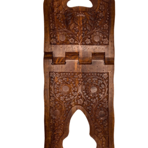 large wooden rehal 24 inch – quran stand & book holder | handcrafted islamic book rest for prayer and reading