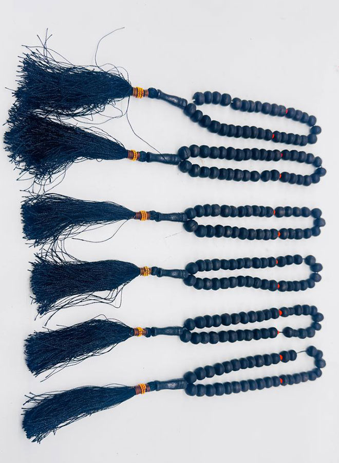 black zaytoon rosary tasbih – set of 6 prayer beads | 33 beads each | 10mm bead size | islamic tasbeeh for dhikr & gifting black zaytoon rosary tasbih – set of 6 prayer beads | 33 beads each | 10mm bead size | islamic tasbeeh for dhikr & gifting