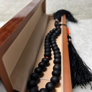 wooden black zytoon tasbhi 33 beads, size 12 mm