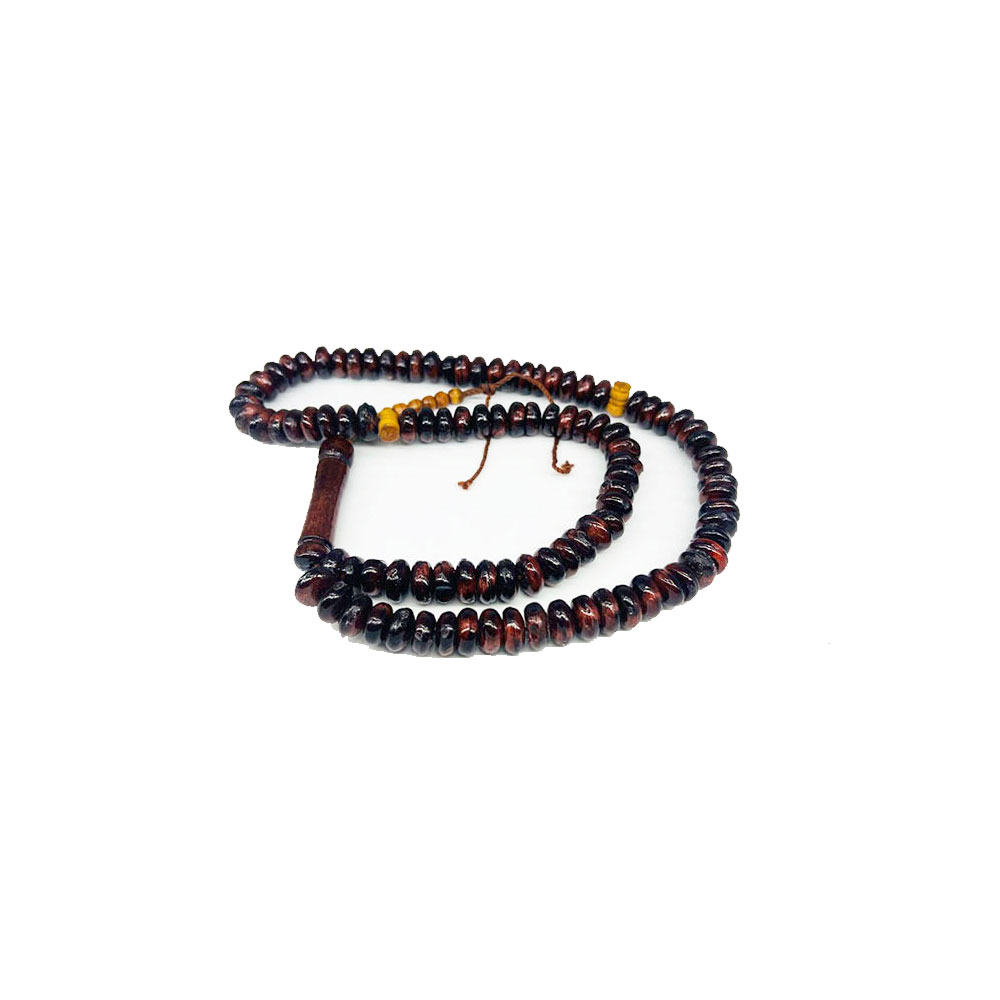 wooden black tasbih/rosary – 100 button shape beads | 14mm bead size | elegant prayer beads wooden black tasbih/rosary – 100 button shape beads | 14mm bead size | elegant prayer beads