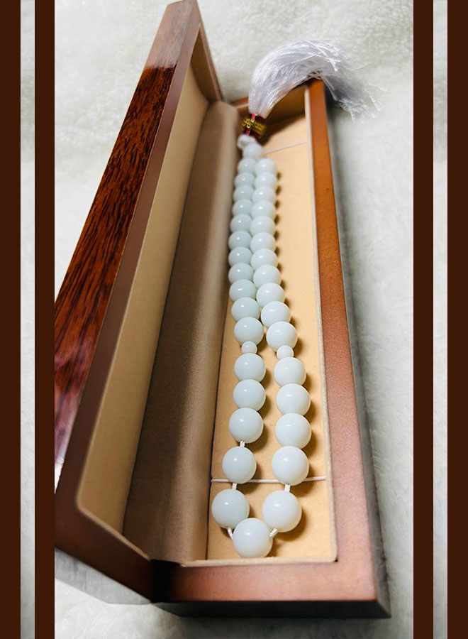 white onyx tasbih – 33 beads, 10mm natural stone | islamic prayer rosary for dhikr & meditation white onyx tasbih – 33 beads, 10mm natural stone | islamic prayer rosary for dhikr & meditation