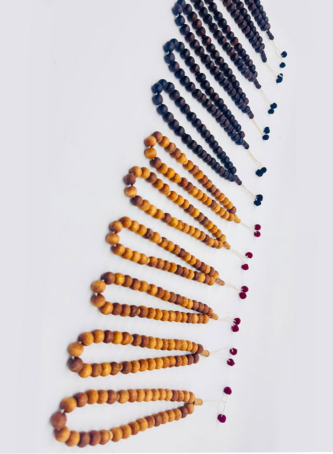 black & brown zaytoon wood tasbih – 33 beads muslim rosary – 12 pieces set (6 brown + 6 black) – 10mm bead size prayer beads for zikr & tasbeeh black & brown zaytoon wood tasbih – 33 beads muslim rosary – 12 pieces set (6 brown + 6 black) – 10mm bead size prayer beads for zikr & tasbeeh