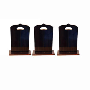 set of 3 wooden prayer sutrah – medium size 10×16 inches | islamic salah & namaz barrier for home & mosque use
