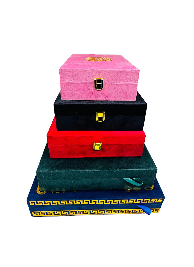 set of 5 velvet quran boxes – premium islamic quran storage & gift boxes | multiple sizes from 14×20 cm to 27×37 cm set of 5 velvet quran boxes – premium islamic quran storage & gift boxes | multiple sizes from 14×20 cm to 27×37 cm