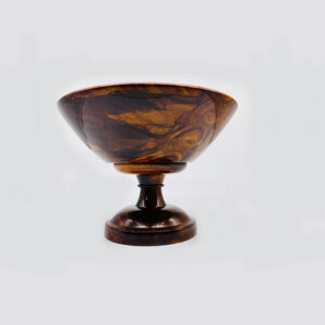 handmade mulberry wood stand bowl – fancy design