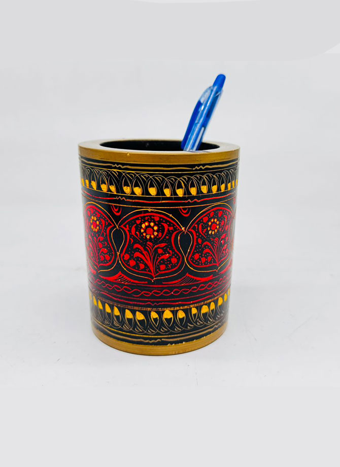 handmade wooden pen holder jar – set of 3 – for office, study table & home décor handmade wooden pen holder jar – set of 3 – for office, study table & home décor