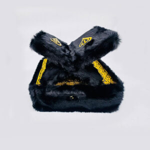 fancy quran box with quran stand – black color decorative box with rehal – size 15x20