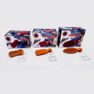 handcrafted foot scrubber stone set – 3 pieces mud stone foot & heel cleaner – 3 different designs for smooth feet care